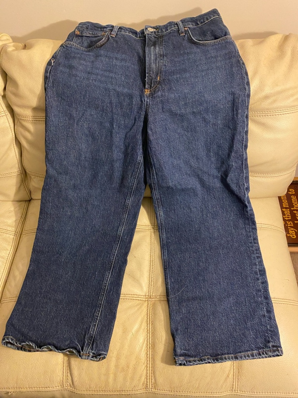 Agolde Women's size 31 Dark Blue Denim Jeans